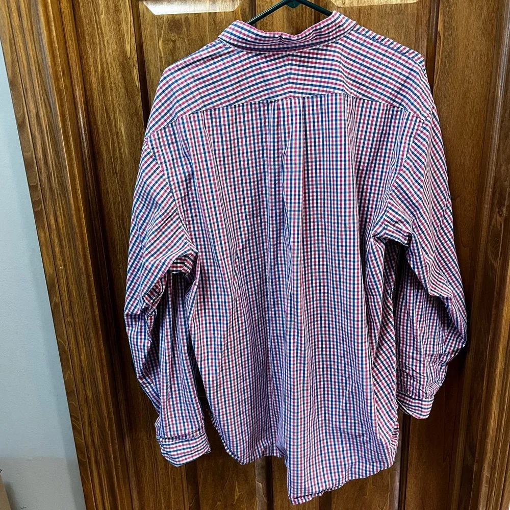 Men’s Lands’ End Button Down XXL Pink